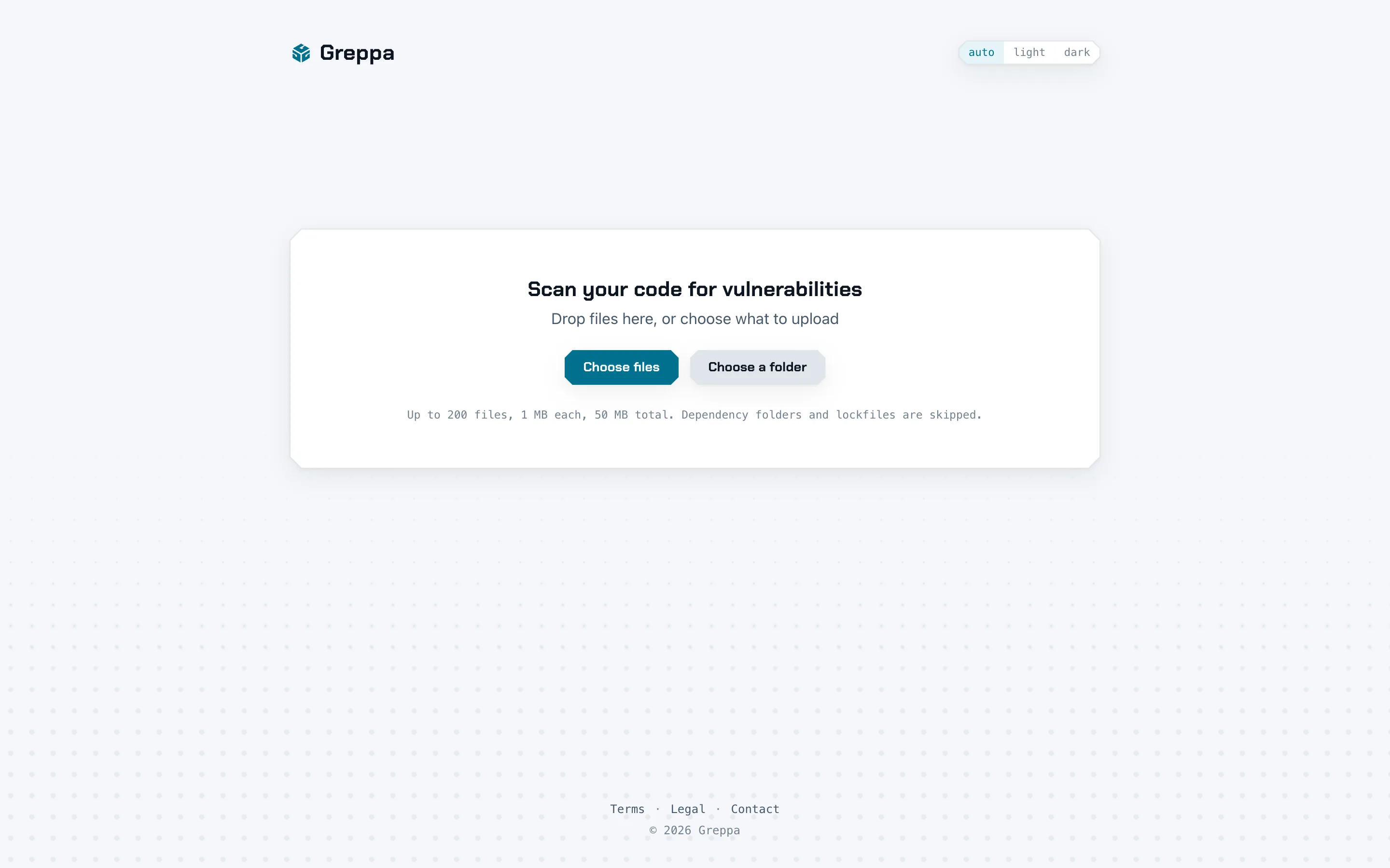 Greppa screenshot